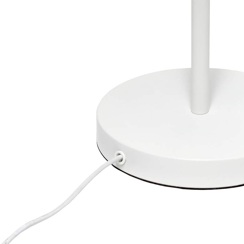 Image 4 Lalia Home Beacon 24" High Matte White Metal Desk Lamp more views
