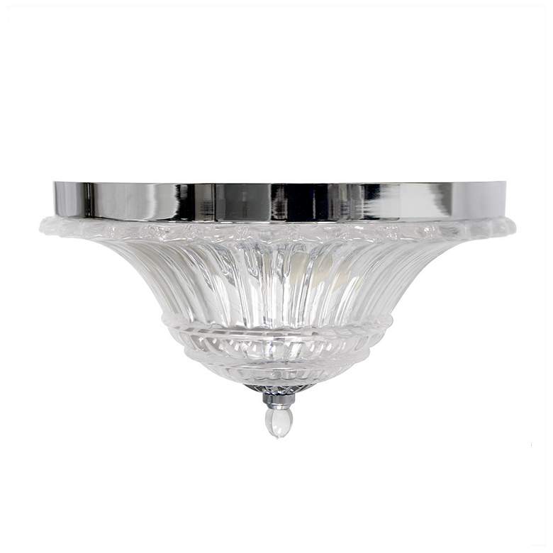 Image 2 Lalia Home Blossom 2 Light Glass Ceiling Flush Mount
