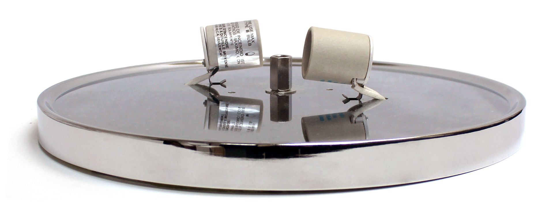 Lalia Home Blossom 2 Light Glass Ceiling Flush Mount