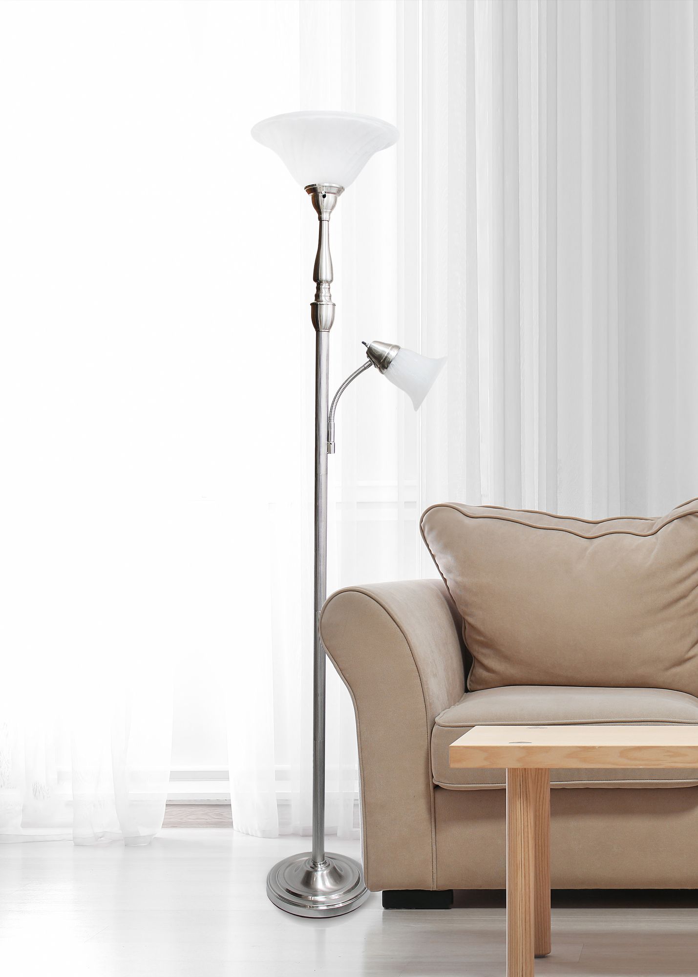 normande lighting torchiere floor lamp