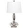 Lalia Home Dollop 23 1/2" Modern Mercury Glass Accent Table Lamp