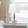Lalia Home Dollop 23 1/2" Modern Mercury Glass Accent Table Lamp