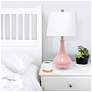5_Lalia Home Droplet Table Lamp with Fabric Shade, Rose Pink more views