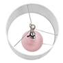 6_Lalia Home Droplet Table Lamp with Fabric Shade, Rose Pink more views