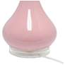 Lalia Home Droplet Table Lamp with Fabric Shade, Rose Pink