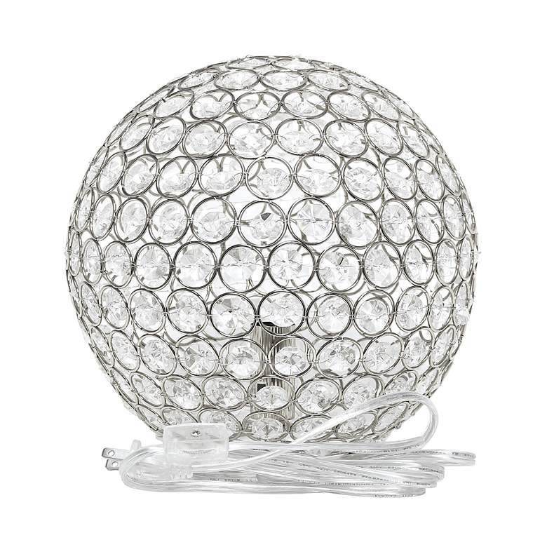 Image 5 Lalia Home Elipse 10" High Chrome Orb Accent Table Lamp more views