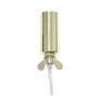 Lalia Home Elipse 10" High Gold Orb Accent Table Lamp