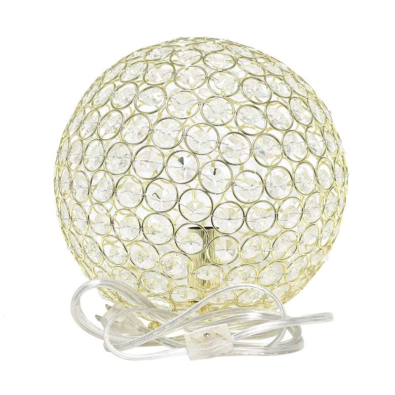 Image 5 Lalia Home Elipse 10 inch High Gold Orb Accent Table Lamp more views