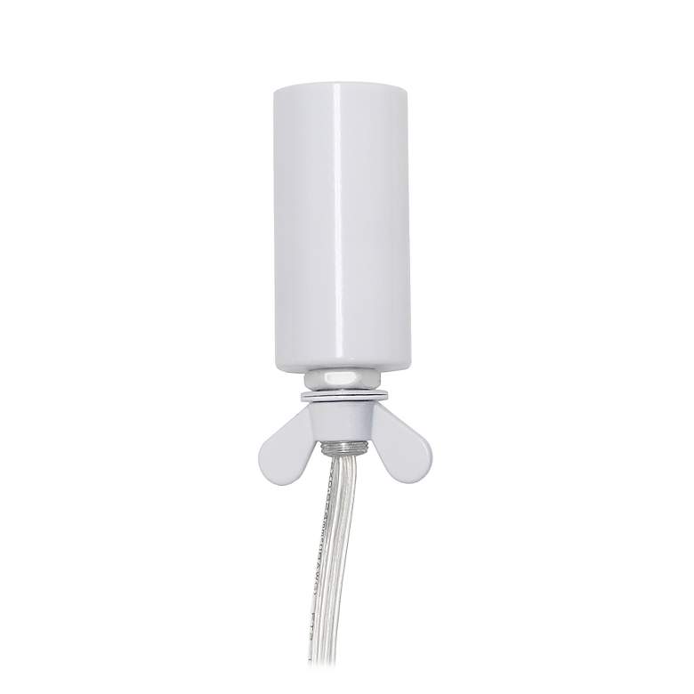 Image 3 Lalia Home Elipse 10" High White Orb Accent Table Lamp more views