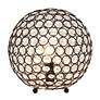 Lalia Home Elipse 10"H Restoration Bronze Accent Table Lamp