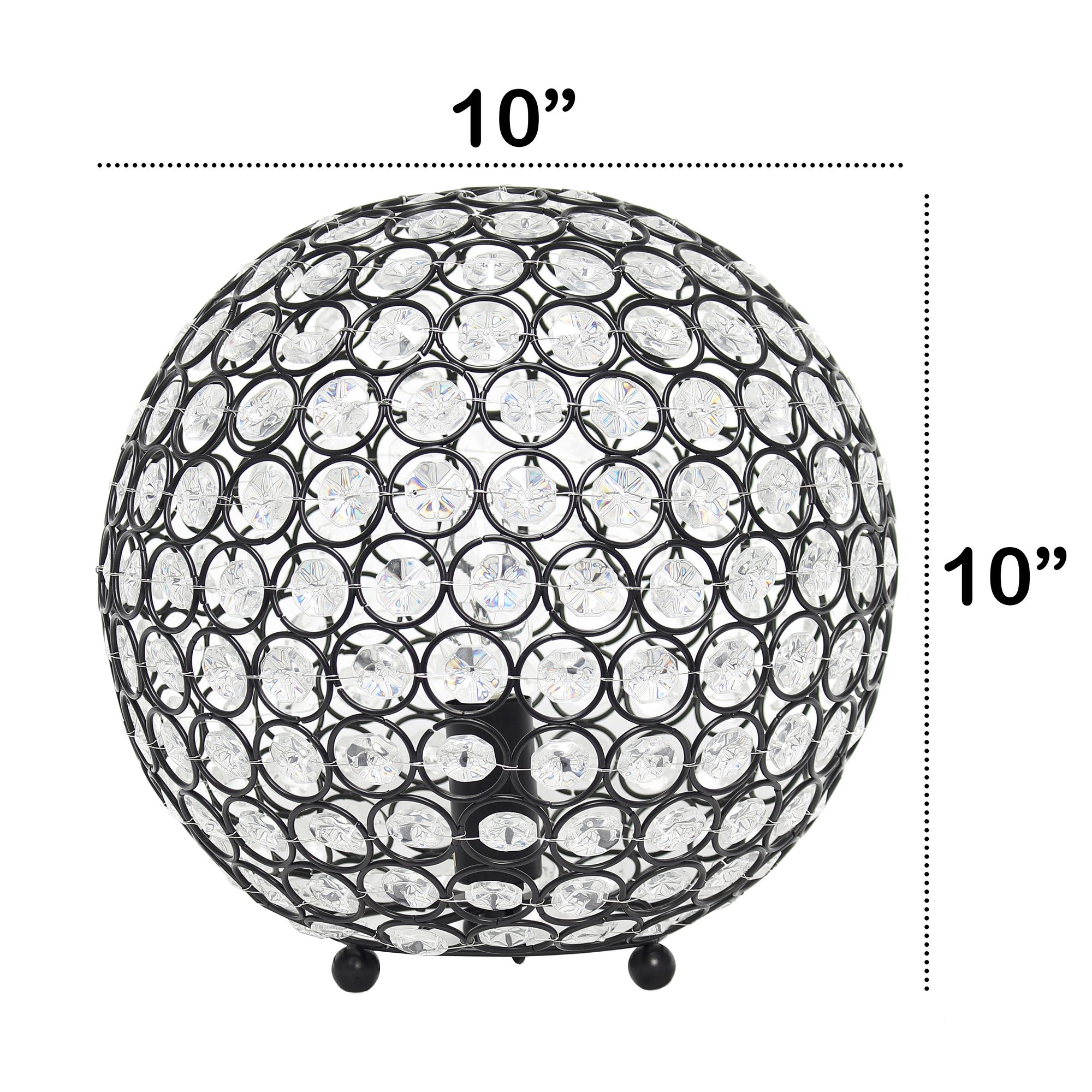 Lalia Home Elipse 10"H Restoration Bronze Accent Table Lamp