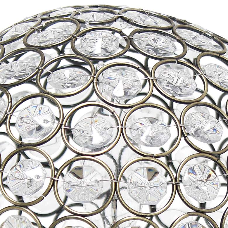 Image 4 Lalia Home Elipse 8 inch Crystal Sphere Accent Table Lamp more views