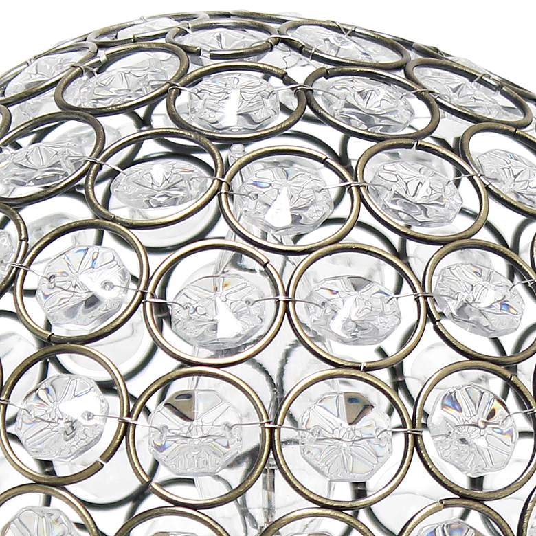Image 4 Lalia Home Elipse 8" Crystal Sphere Accent Table Lamp more views