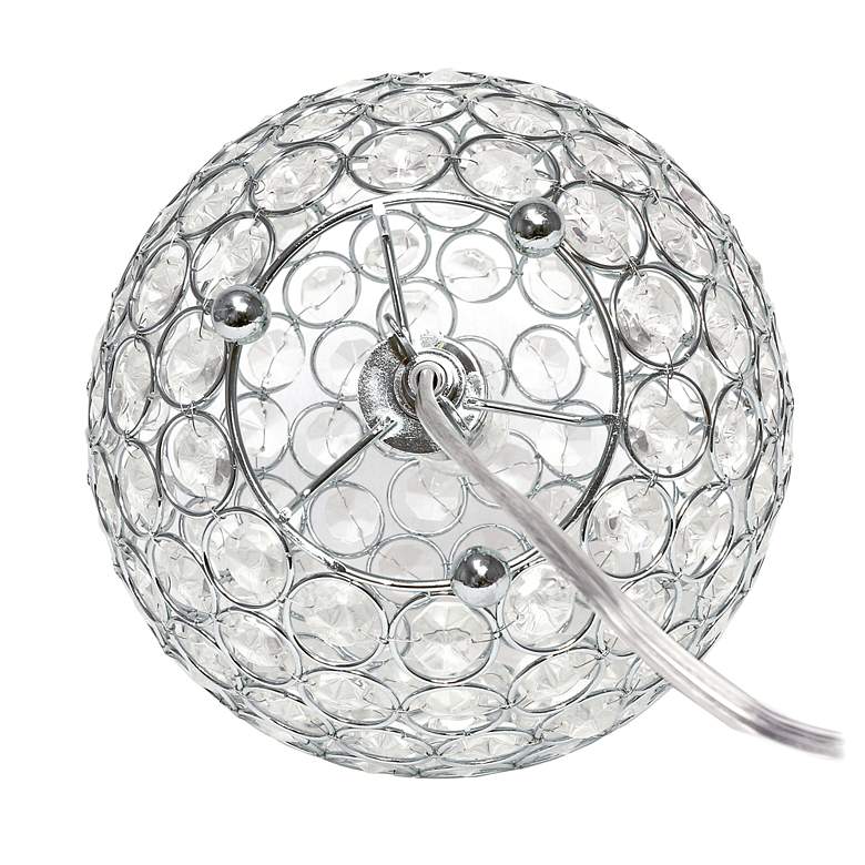 Image 4 Lalia Home Elipse 8" High Chrome Orb Accent Table Lamp more views