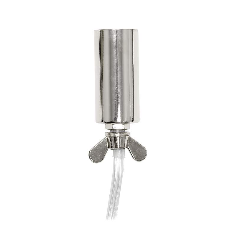 Image 5 Lalia Home Elipse 8" High Chrome Orb Accent Table Lamp more views
