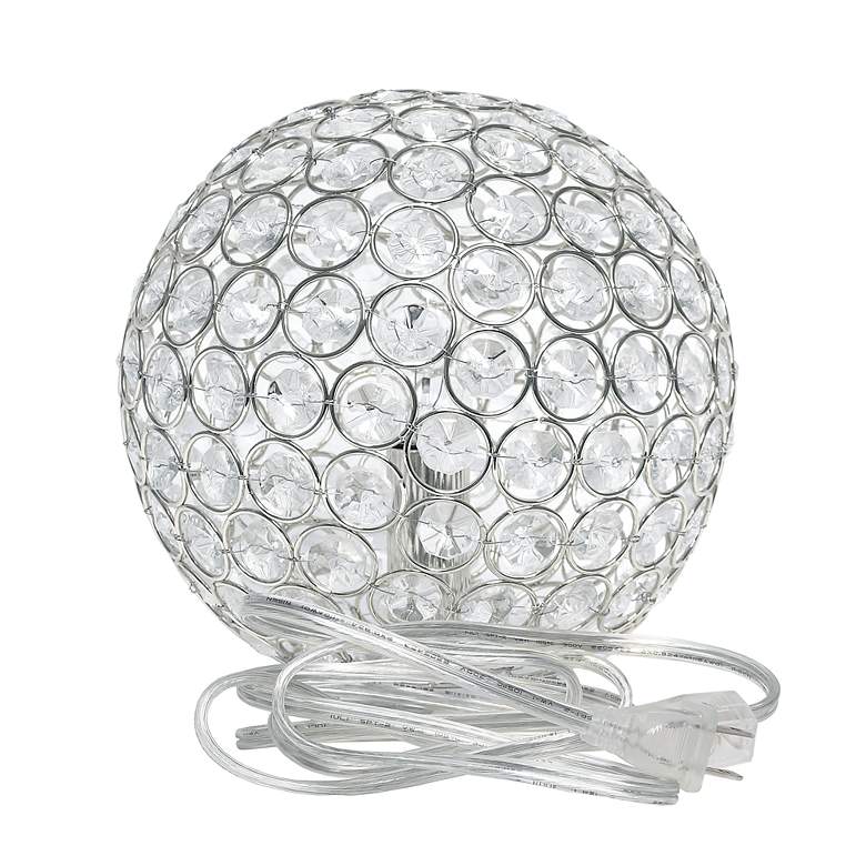 Image 7 Lalia Home Elipse 8" High Chrome Orb Accent Table Lamp more views