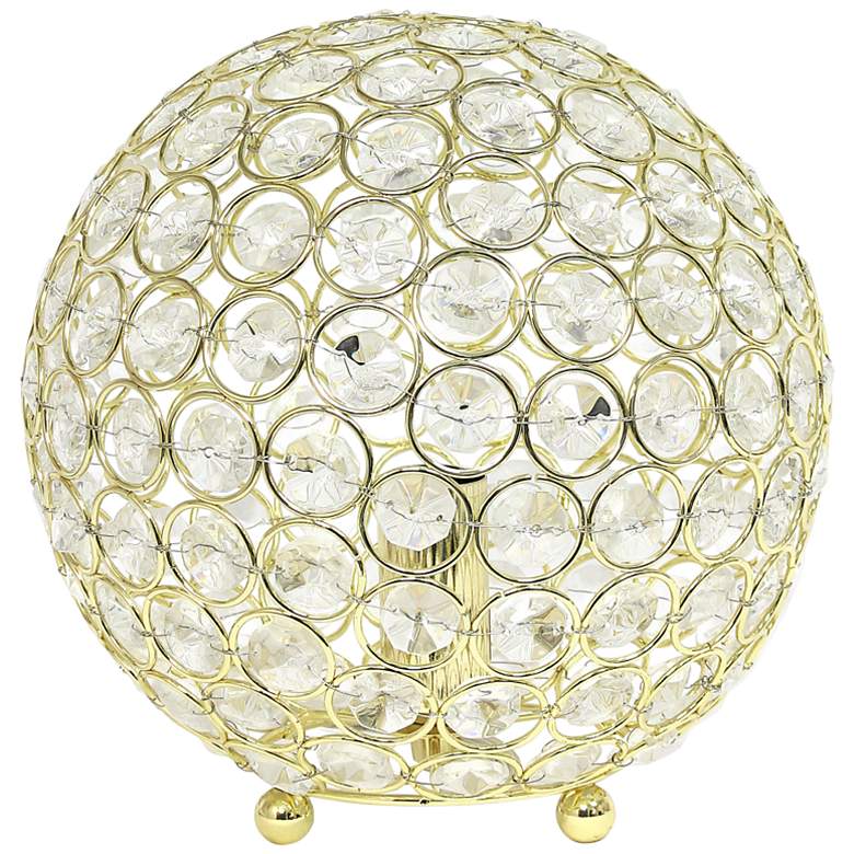Image 2 Lalia Home Elipse 8" High Gold Orb Accent Table Lamp