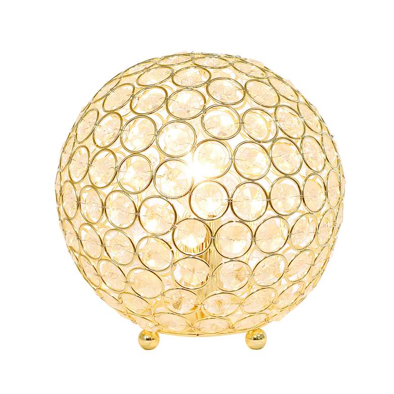 Image 3 Lalia Home Elipse 8" High Gold Orb Accent Table Lamp more views