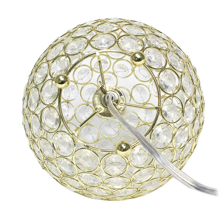 Image 4 Lalia Home Elipse 8" High Gold Orb Accent Table Lamp more views