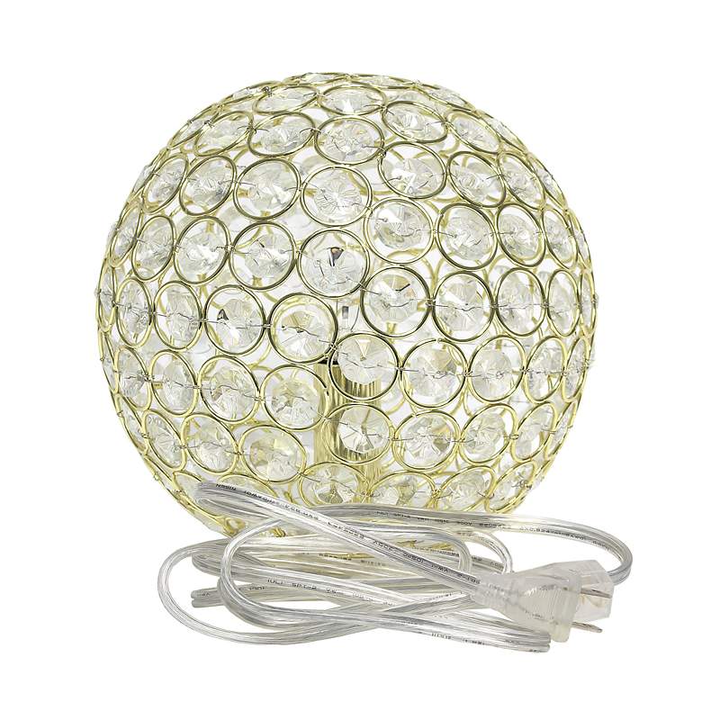 Image 7 Lalia Home Elipse 8" High Gold Orb Accent Table Lamp more views