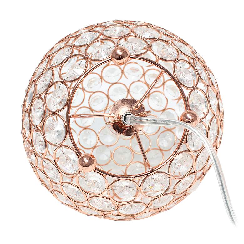 Image 4 Lalia Home Elipse 8" High Rose Gold Orb Accent Table Lamp more views
