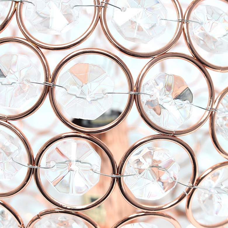 Image 6 Lalia Home Elipse 8" High Rose Gold Orb Accent Table Lamp more views