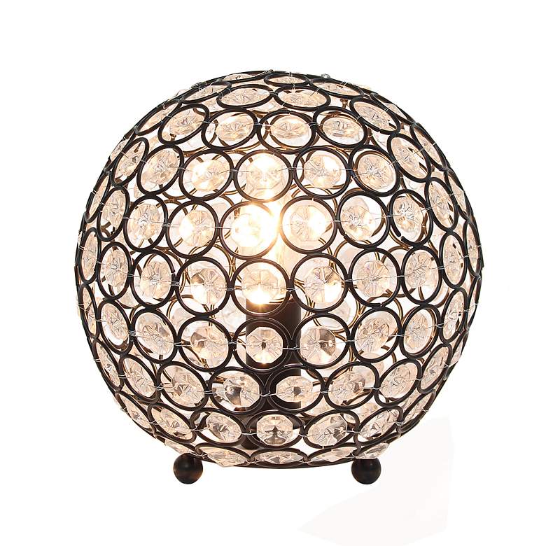 Image 3 Lalia Home Elipse 8"H Restoration Bronze Accent Table Lamp more views