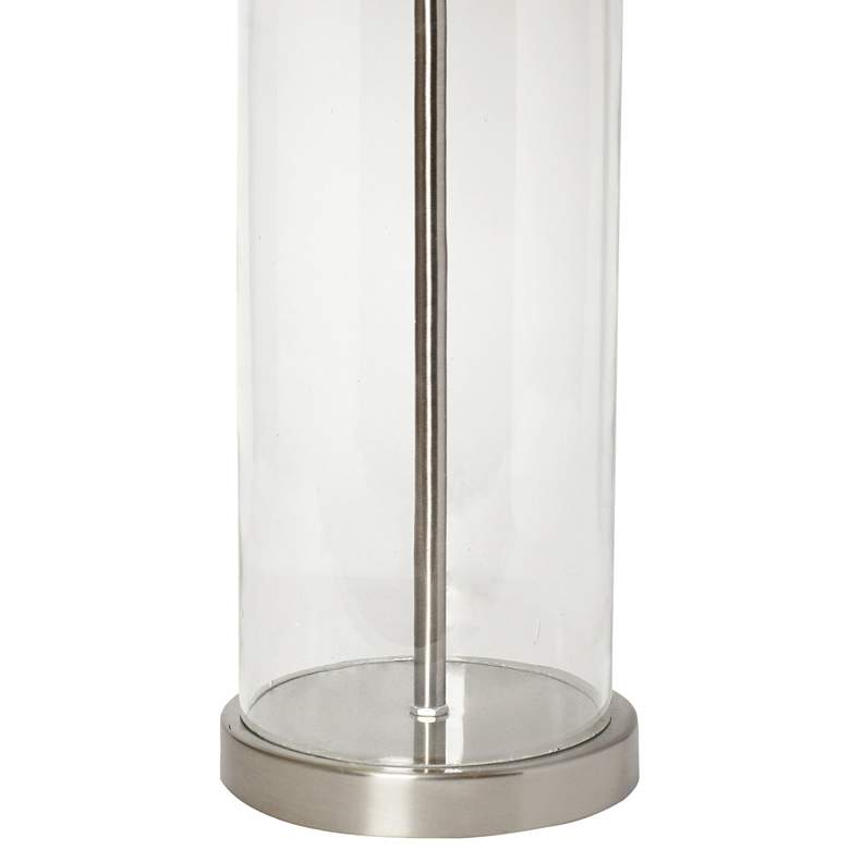 Image 4 Lalia Home Entrapped Glass and Brushed Nickel Table Lamp more views