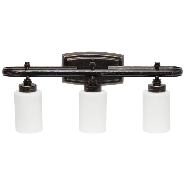 Image 1 Lalia Home Essentix 3Lt Metal Vanity Fixture, Oil Rubbed Bronze