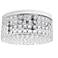 Lalia Home Glamorous 2 Light 12 Inch Round Flush Mount, Chrome