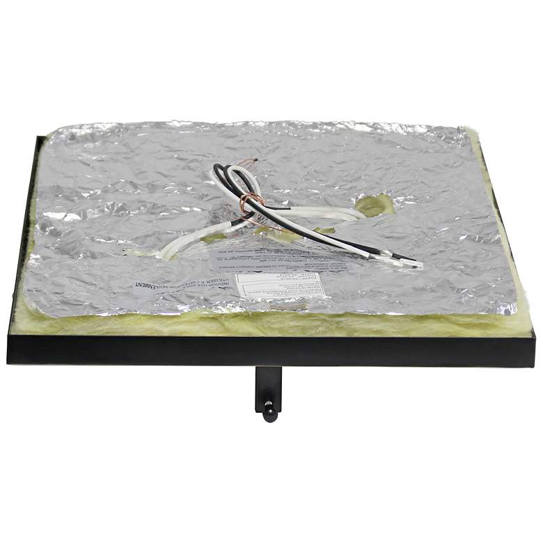 Image 7 Lalia Home Glamorous 2 Light 12 Inch Square Flush Mount, Restoration Bronze more views