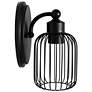 5_Lalia Home Ironhouse 10.5" 1Lt Decorative Cage Wall Sconce, Black more views