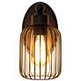 6_Lalia Home Ironhouse 10.5" 1Lt Decorative Cage Wall Sconce, Black more views