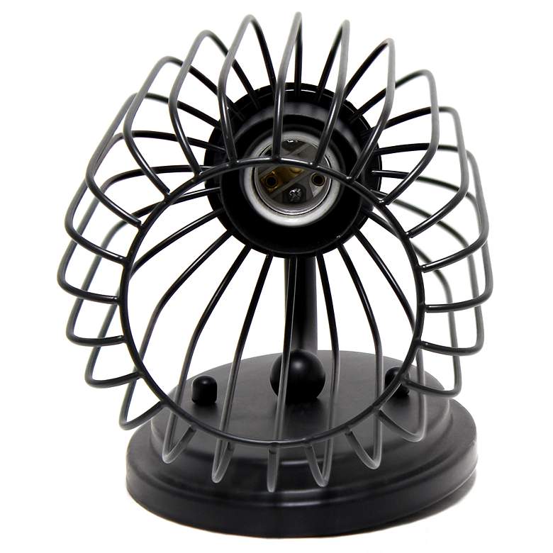 Image 7 Lalia Home Ironhouse 10.5" 1Lt Decorative Cage Wall Sconce, Black more views