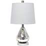 Lalia Home Kissy Pear Chrome and Gray Accent Table Lamp