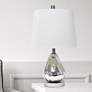 1_Lalia Home Kissy Pear Chrome and White Accent Table Lamp