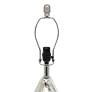 6_Lalia Home Kissy Pear Chrome and White Accent Table Lamp more views