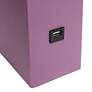 Lalia Home Lexington Purple Leather USB Accent Table Lamp