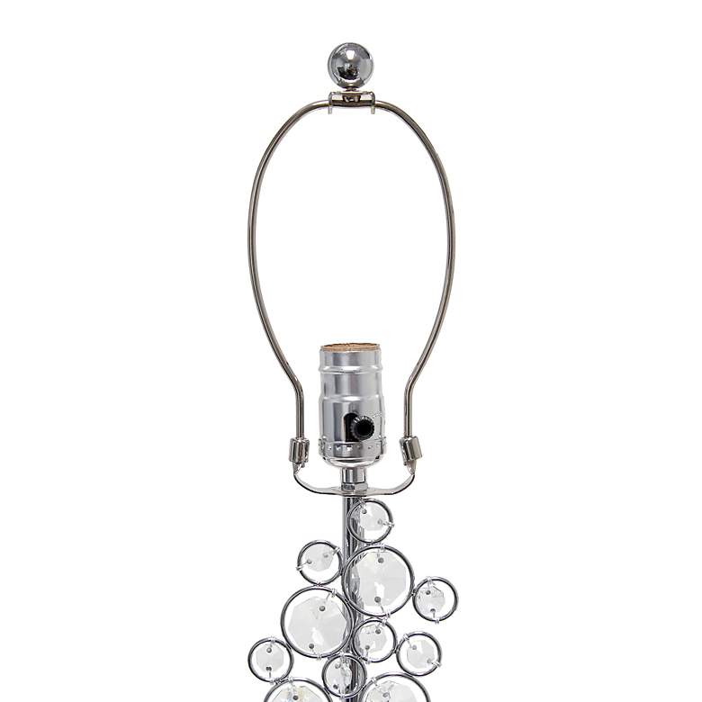 Image 4 Lalia Home Lumiluxxe Chrome Metal Table Lamp more views