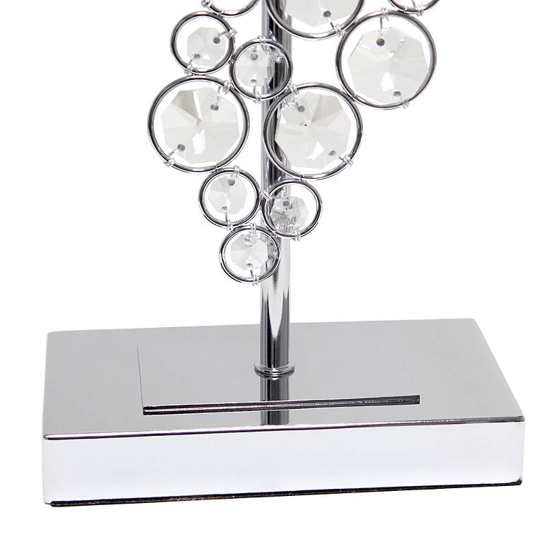 Image 7 Lalia Home Lumiluxxe Chrome Metal Table Lamp more views