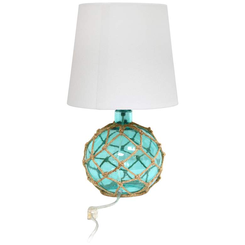 Image 2 Lalia Home Maritime 14 3/4" High Aqua Accent Table Lamp