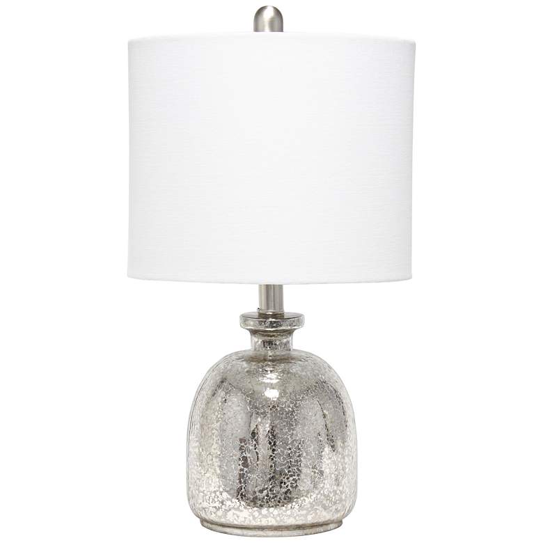 Image 2 Lalia Home Mercury Hammered Glass Jar Accent Table Lamp