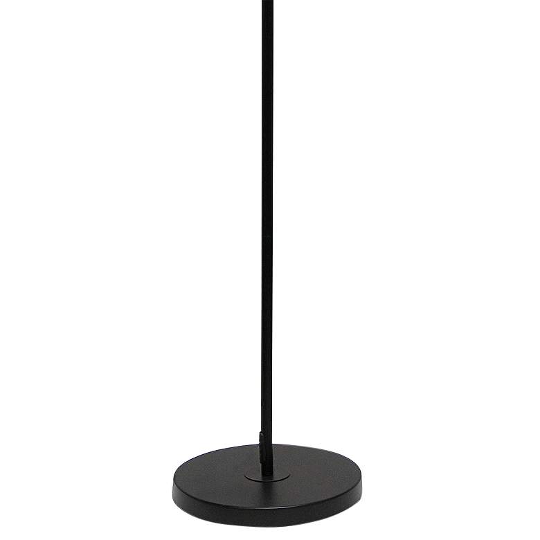 Image 4 Lalia Home Oslo Black and Brass Metal Arched Floor Lamp more views