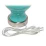Lalia Home Paseo 22 1/2" Blue Teal Glass Accent Table Lamp