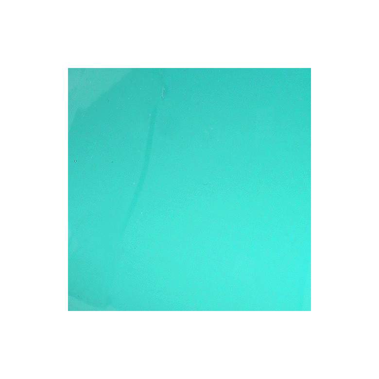 Image 7 Lalia Home Paseo 22 1/2" Blue Teal Glass Accent Table Lamp more views