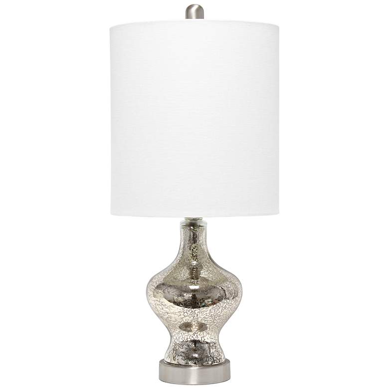 Image 2 Lalia Home Paseo 22 1/2" Mercury Glass Accent Table Lamp