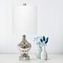 Lalia Home Paseo 22 1/2" Mercury Glass Accent Table Lamp