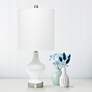 Lalia Home Paseo White Glass Accent Table Lamp