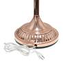 Lalia Home Rose Gold Metal Torchiere Floor Lamp