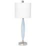Lalia Home Stylus 27" Modern Metal Light Blue Table Lamp